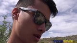 PETERFEVER Asian Stud Ken Ott Jerks Off In the Desert Solo snapshot 9