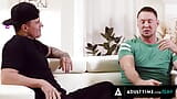 ADULT TIME - Hung Straight Buddies Pierce Paris & JJ Knight Try Gay Sex While Masturbating Together snapshot 2