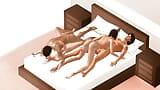 Dulces hermanastras follando amante secreto en hotel en video - mujer 3d personalizada snapshot 12