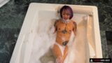 Devilsgangbangs - caliente petite asiática kimberly chi engulle 4 pollas negras en todos sus agujeros snapshot 2