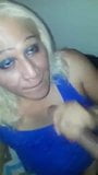 Transsexuelle mexicaine blonde sur ma grosse bite noire snapshot 15