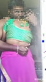 Tamilische halb-sari kuschelt in erotisch snapshot 9