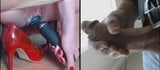 Pria dan wanita masturbasi di webcam – close-up amatir snapshot 7
