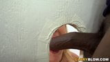 Zoe Sparx Gags And Squirts On A BBC - Gloryhole snapshot 12