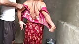 Desi beautiful indian aunty fucked by her stepson in saari snapshot 7