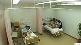 Japanese CMNF naked hospital prank TV show snapshot 6