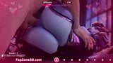 Fap hero - 性感的 3d 女孩随着音乐节拍乱搞 snapshot 3