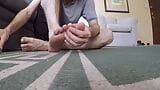 cutting my toe nails for you close up snapshot 2