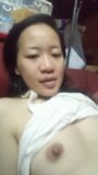 Asian playing alone at home, solo, homemade snapshot 4