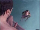 Lovely thin young swimmer gets her ass fucked hard poolside snapshot 5