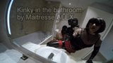 Mistress and faggot in the bathroom snapshot 1