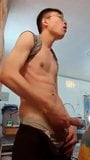 Asian, Twink, jerking off in the room snapshot 3