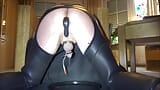 Prostate massaging and cock e-stim with anal shock vibrator snapshot 7