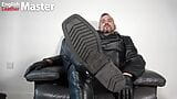 Leather Master allows you to worship his harness boots PREVIEW snapshot 9