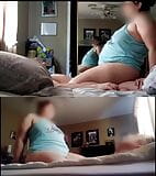 That Sexy Native Neighbor - BBW Blaze Rides my hard cock -  Duel Cam view snapshot 16