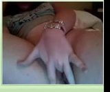 girl fingering in webcam snapshot 3