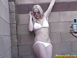 Sweet Christine bikini closeup snapshot 14