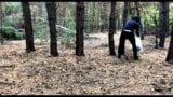 Maskierter Bösewicht fickt müden Reisenden im Wald Horror-Porno snapshot 5