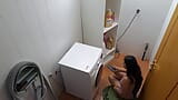 Horny Married Mom Fucks the Handyman on The Laundry Machine snapshot 7