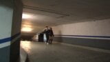 Amel Annoga in kousen van parking baise sauvage 1 snapshot 2