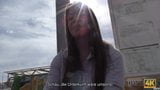 HUNT4K. Angella Christin from bus station comes to service snapshot 2