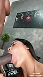 Je me filme en train de sucer une grosse bite noire - couple amateur - nysdel snapshot 8