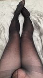 Cum in my new black tights snapshot 1