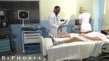 BiPhoria - Doctor & Nurse Relieve Patient's Raging Boner snapshot 2