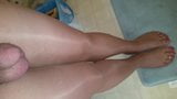 Pantyhose kaki, jari kaki dan telapak kaki menggoda.. snapshot 7