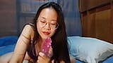 Sexy Asiatique Girl Blowjob Dildo snapshot 6