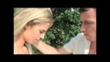 Hot blonde young bitch fucked outdoors snapshot 4