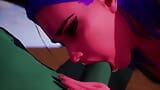 Obca kobieta zostaje zerżnięta przez mojego obcego mężczyznę - animację 3d snapshot 4