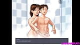 Summertime Saga #76 - Toqueteando a su casera en el baño mientras la novia está en la habitación de al lado snapshot 5
