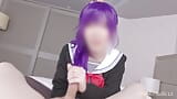 School uniform cosplay femdom aftrekken anale prostaatmassage cumshot video. snapshot 6