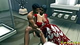 Hindi versie - Desi jonge jongen neukte Laxmi tante onder de douche - Wickedwhims snapshot 20