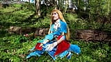 Zelda Frisky cosplay perangkap frolic trap hutan snapshot 1