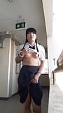 FN029 I'm showing it to an old man in my school uniform snapshot 10