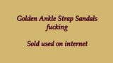 Fucking Golden Ankle Strap Sandals bought used snapshot 1