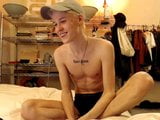 Blond Twink Shows It Off snapshot 5