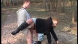 Skinny Guy Trying To Fuck Busty Young BBW Outdoor snapshot 10