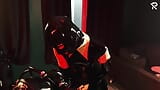 latex slave with rubber finest mask receives blowjob snapshot 14