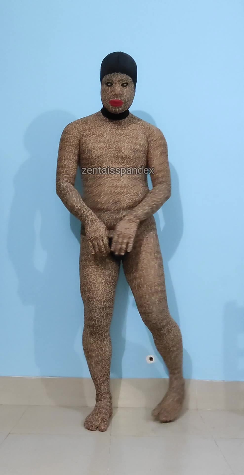 Zentai schlange körper tattoo haut