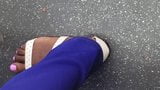 Ebony foot pretty pink toes snapshot 6