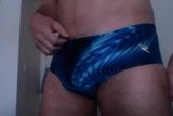 Branlette speedo en bleu snapshot 9