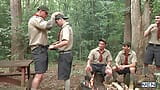 TWINKPOP - A Group Of Scouts Meets In The Middle Of The Woods To Have An Orgy With Their Scout Leader snapshot 2