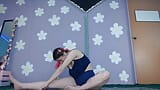 Entrenamiento de yoga Clase para principiantes Transmisión en vivo Latina Flashing Nip Slip snapshot 4