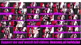 Asuna x Karin bailando - Traje de conejita sexy con pantimedias (HENTAI 3D) snapshot 10