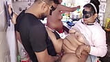 Hot and Sexy Stepsister Kajal And Promila Hardcore Fucking with stepbrother in Kitchen snapshot 11