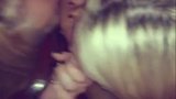 Blowjob of two blondes snapshot 2