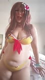 Inugami Korone Bikini Cosplay snapshot 14